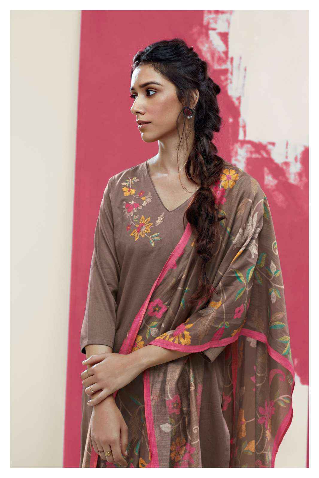 Ganga Ishana 1327 Cotton Dress Material 5 pcs catalog