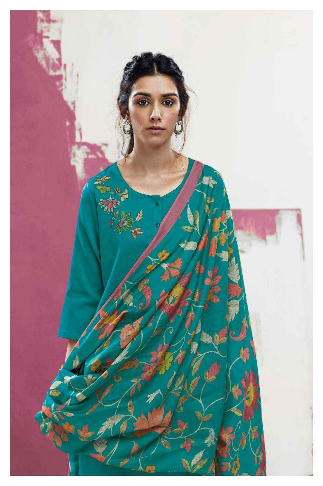 Ganga Ishana 1327 Cotton Dress Material 5 pcs catalog