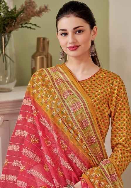 Harshit Fashion Hub Mirza Cotton Dress Material 6 pcs Catalogue
