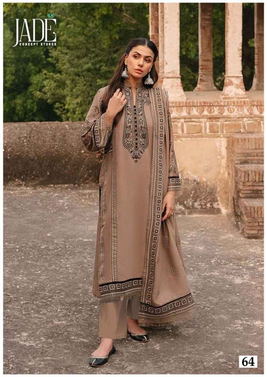 Jade Chevron Vol 7 Cotton Dress Material 6 Pc Catalog