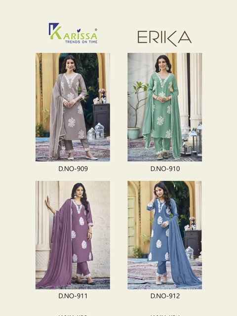 Karissa Erika Viscose Kurti Combo 4 pcs Catalogue