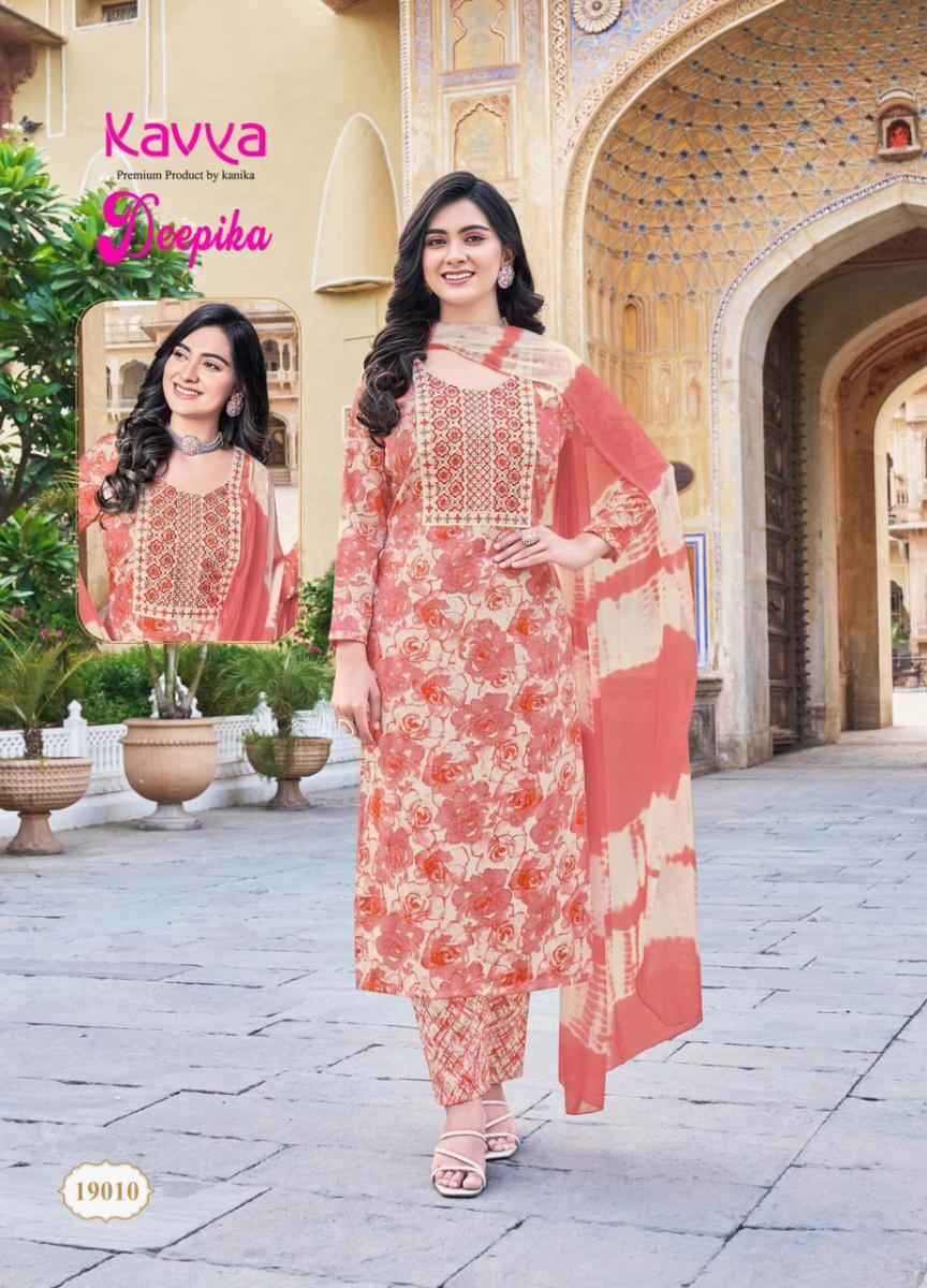 Kavya Deepika Vol 19 Capsule Kurti Combo 10 pcs Catalogue