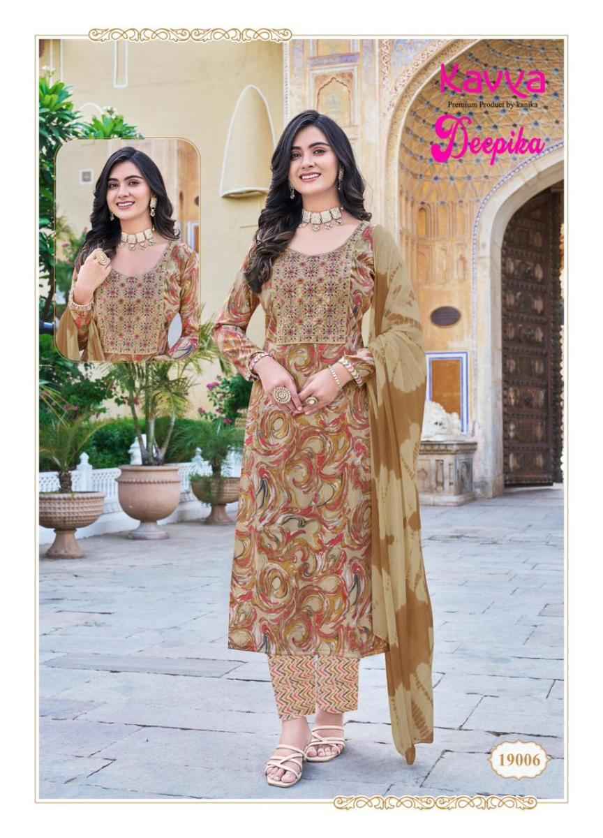 Kavya Deepika Vol 19 Capsule Kurti Combo 10 pcs Catalogue