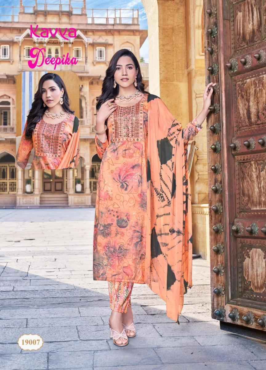 Kavya Deepika Vol 19 Capsule Kurti Combo 10 pcs Catalogue