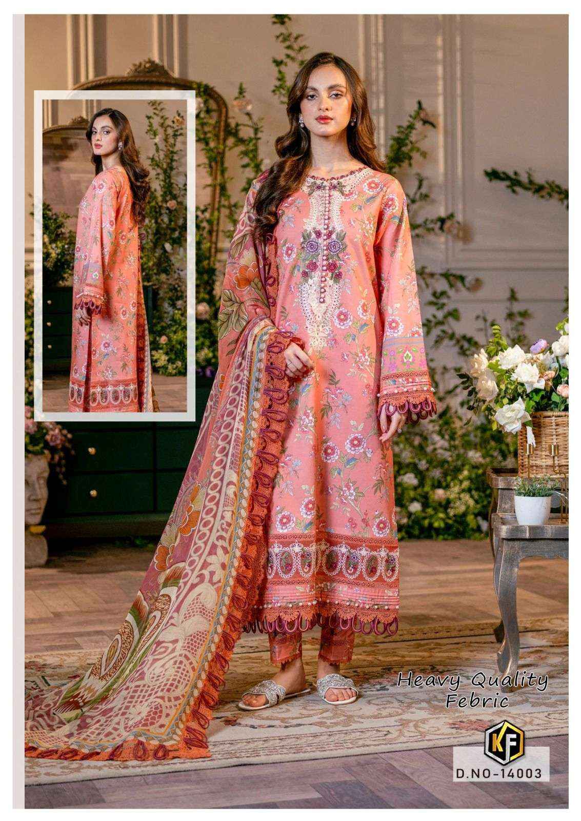 Keval Fab Sobia Nazir Vol 14 Cotton Dress Material 6 pcs Cataloge