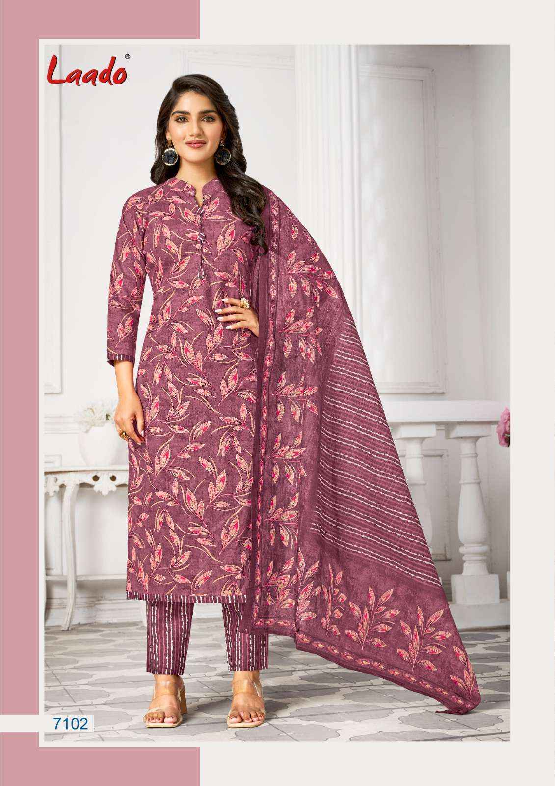 Laado Vol 71 Cotton Dress Material 20 Pc Catalog