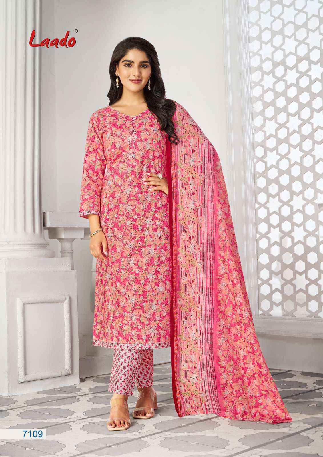 Laado Vol 71 Cotton Dress Material 20 Pc Catalog