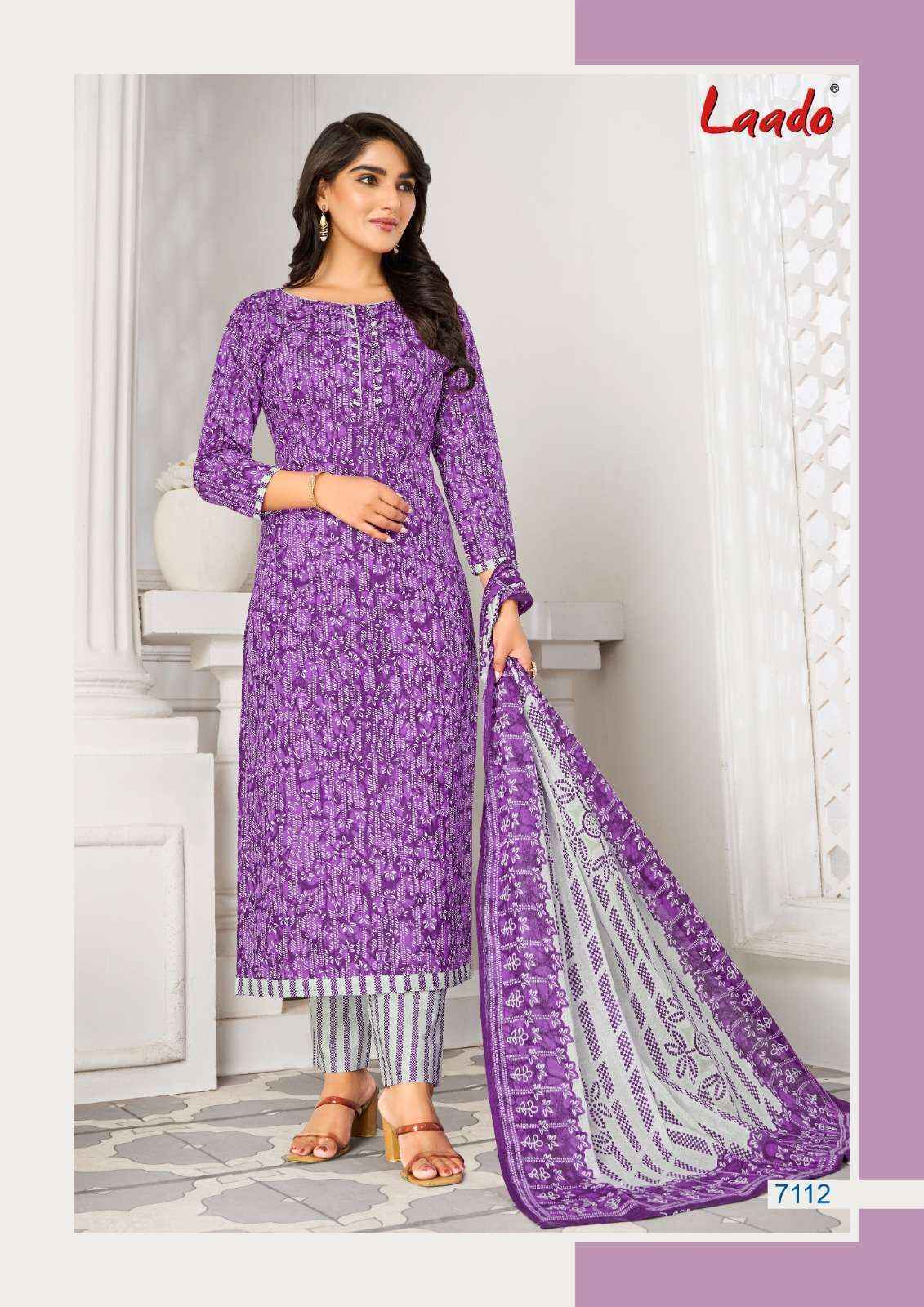 Laado Vol 71 Cotton Dress Material 20 Pc Catalog