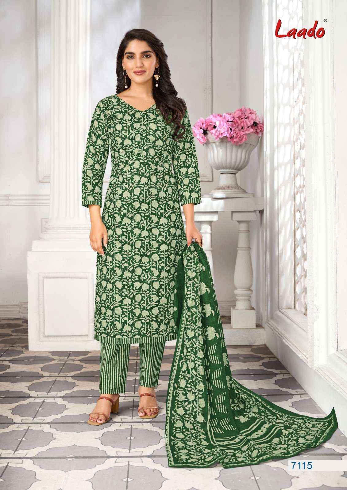 Laado Vol 71 Cotton Dress Material 20 Pc Catalog