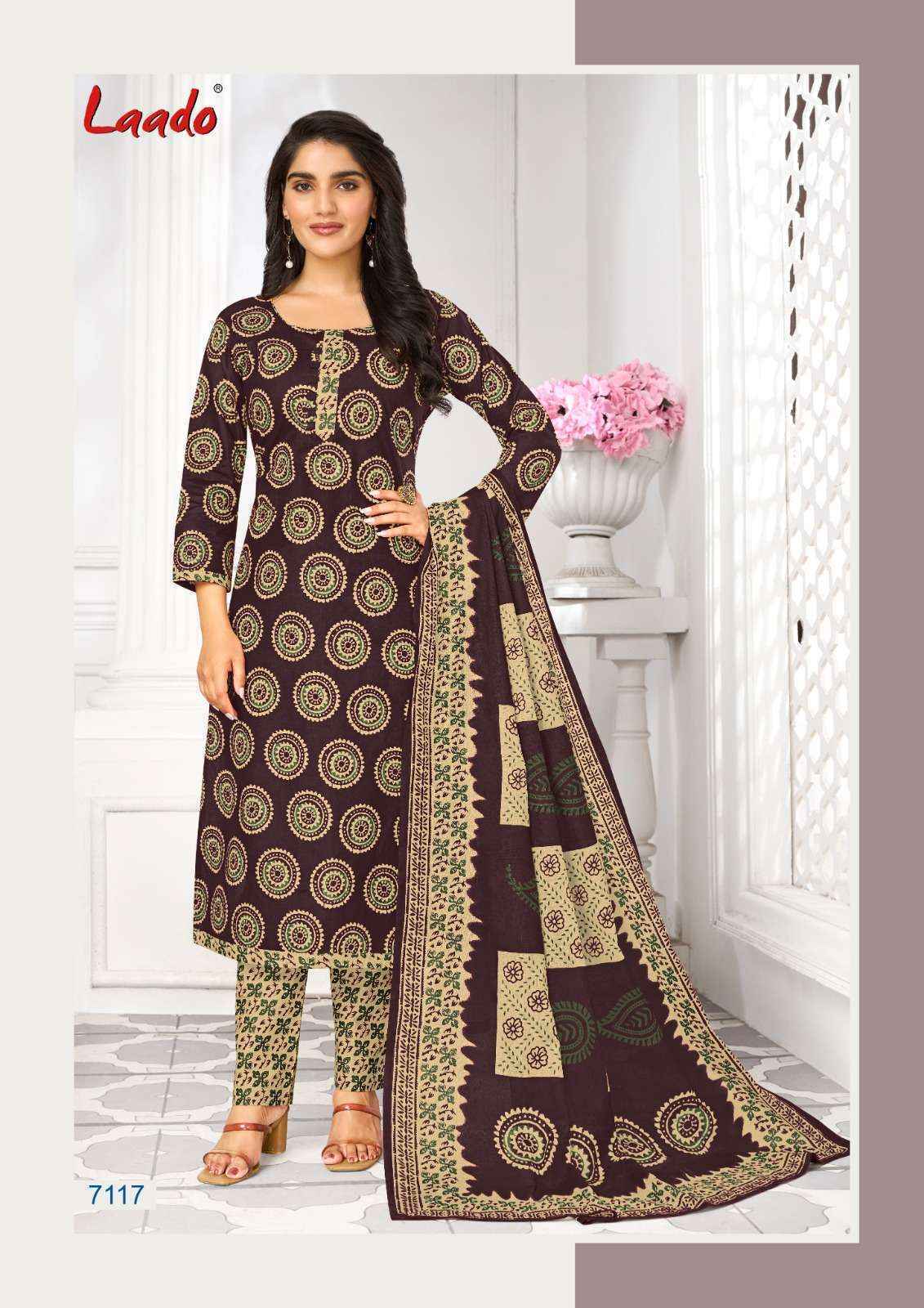 Laado Vol 71 Cotton Dress Material 20 Pc Catalog