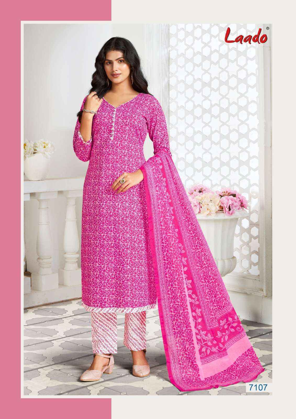 Laado Vol 71 Cotton Dress Material 20 Pc Catalog