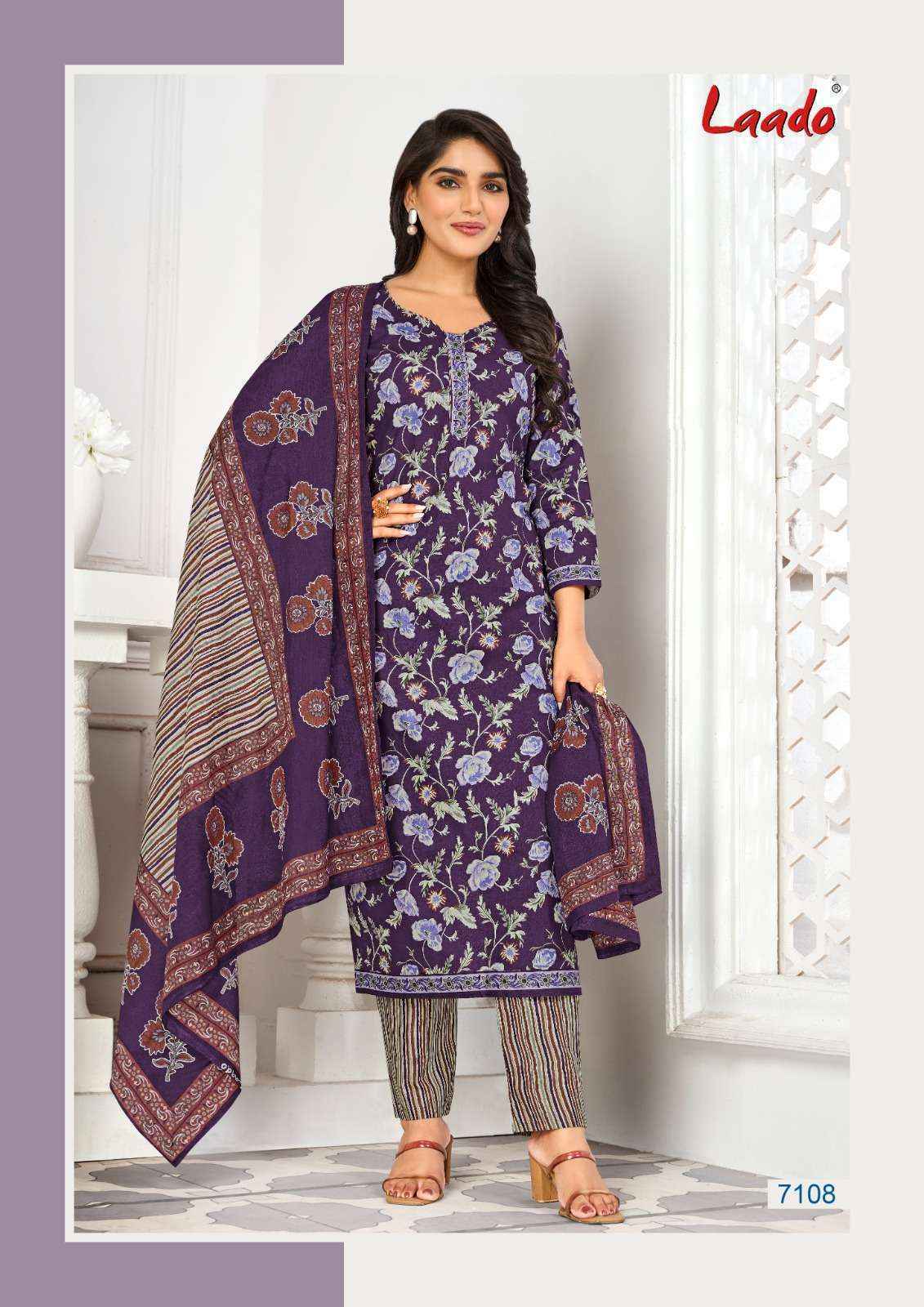 Laado Vol 71 Cotton Dress Material 20 Pc Catalog