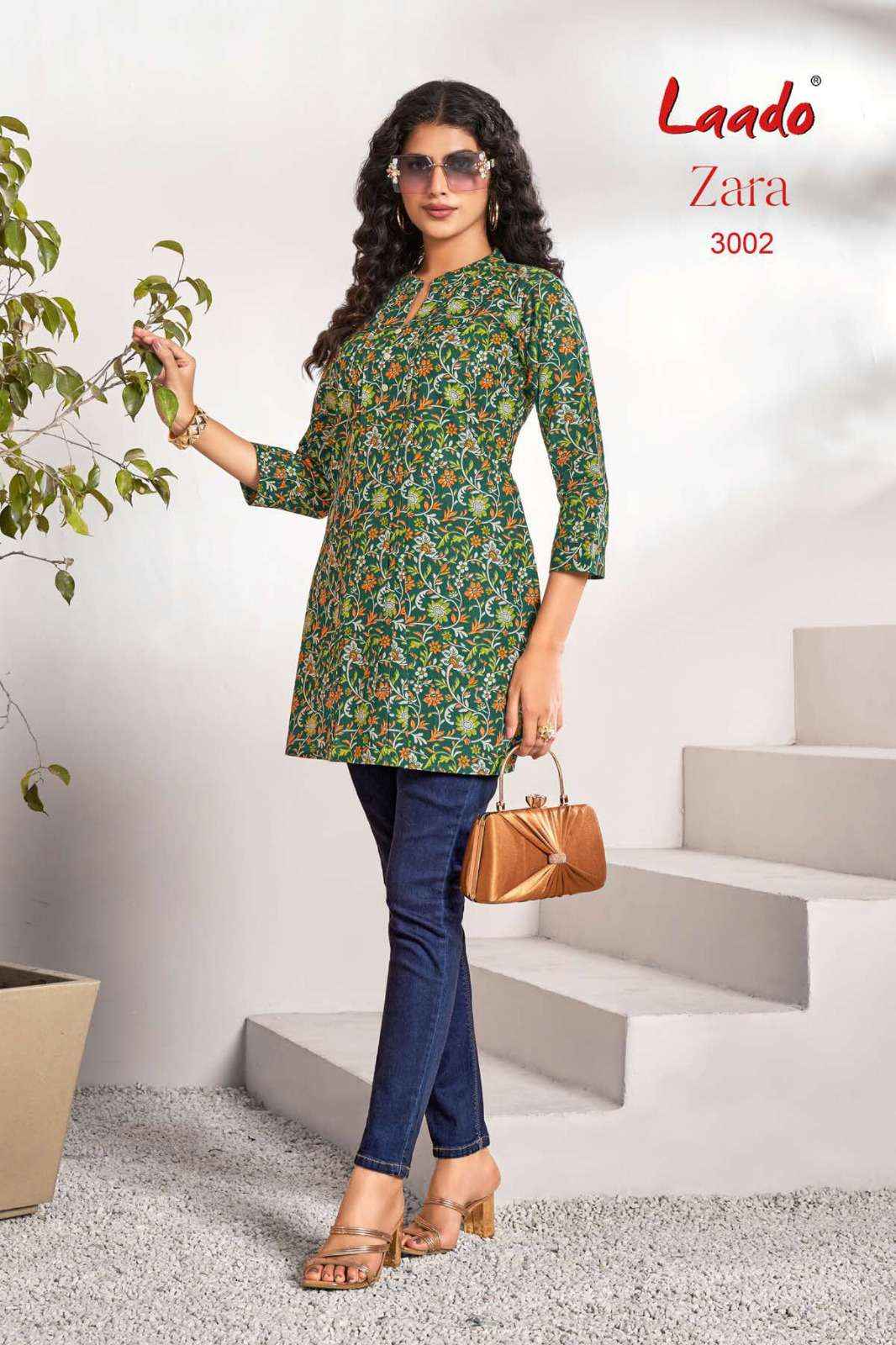 Laado Zara Vol 3 Cotton Kurti 12 pcs Catalogu