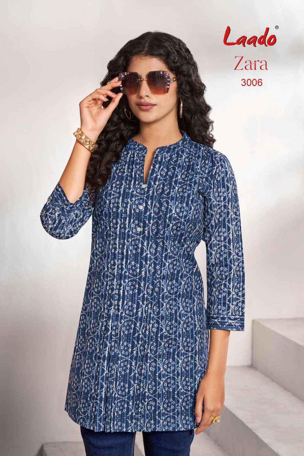 Laado Zara Vol 3 Cotton Kurti 12 pcs Catalogu