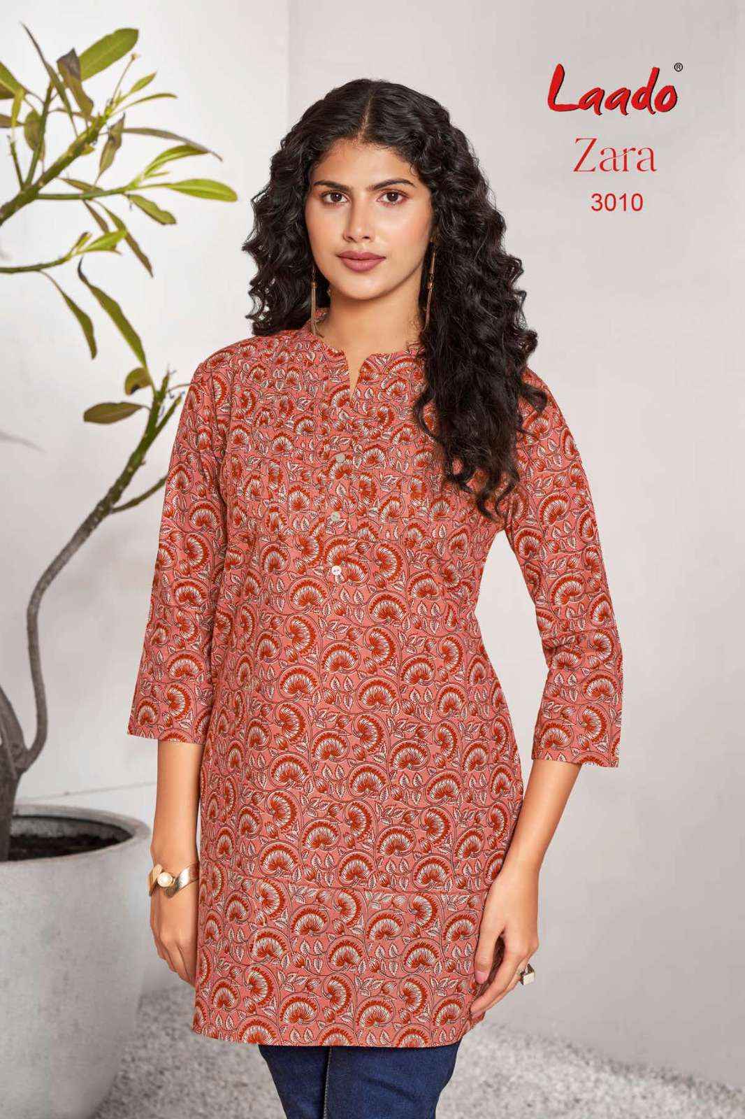 Laado Zara Vol 3 Cotton Kurti 12 pcs Catalogu