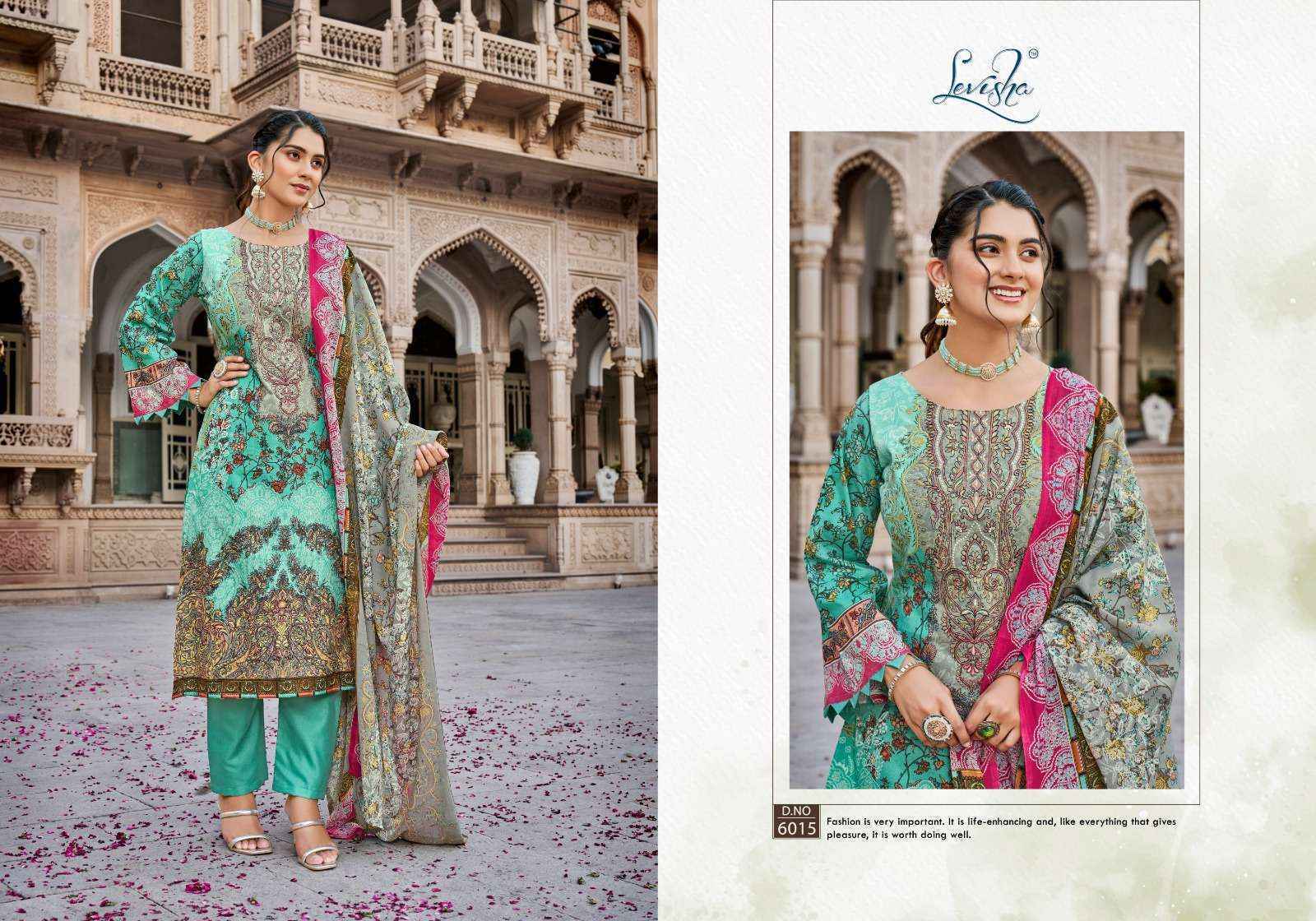 Levisha Naira Nx Vol-6 Cotton Dress Material 8 pcs Catalogue