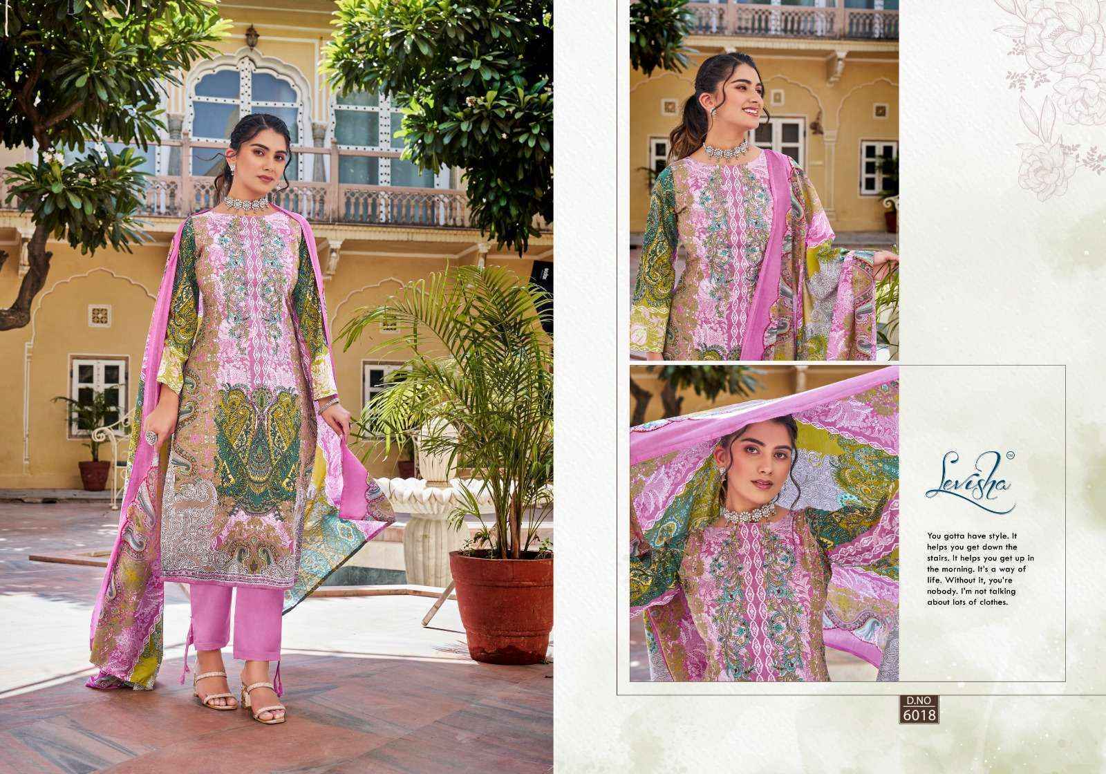 Levisha Naira Nx Vol-6 Cotton Dress Material 8 pcs Catalogue