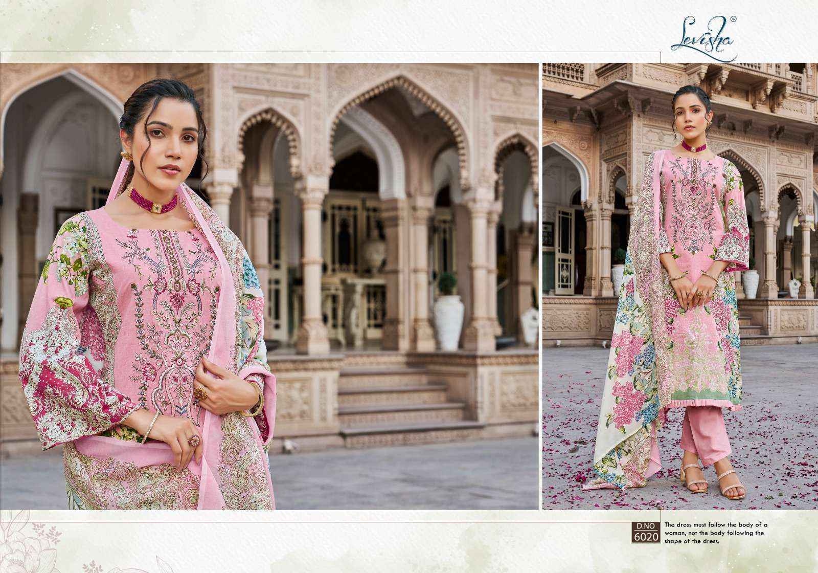 Levisha Naira Nx Vol-6 Cotton Dress Material 8 pcs Catalogue