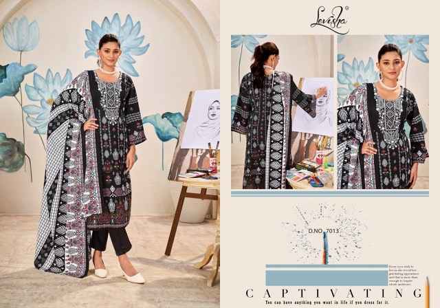 Levisha Naira Nx Vol-7 Cotton Dress Material 6 pcs Catalogue