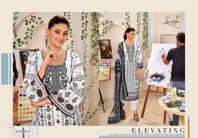 Levisha Naira Nx Vol-7 Cotton Dress Material 6 pcs Catalogue