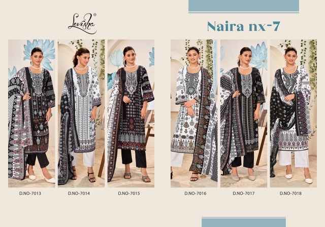 Levisha Naira Nx Vol-7 Cotton Dress Material 6 pcs Catalogue