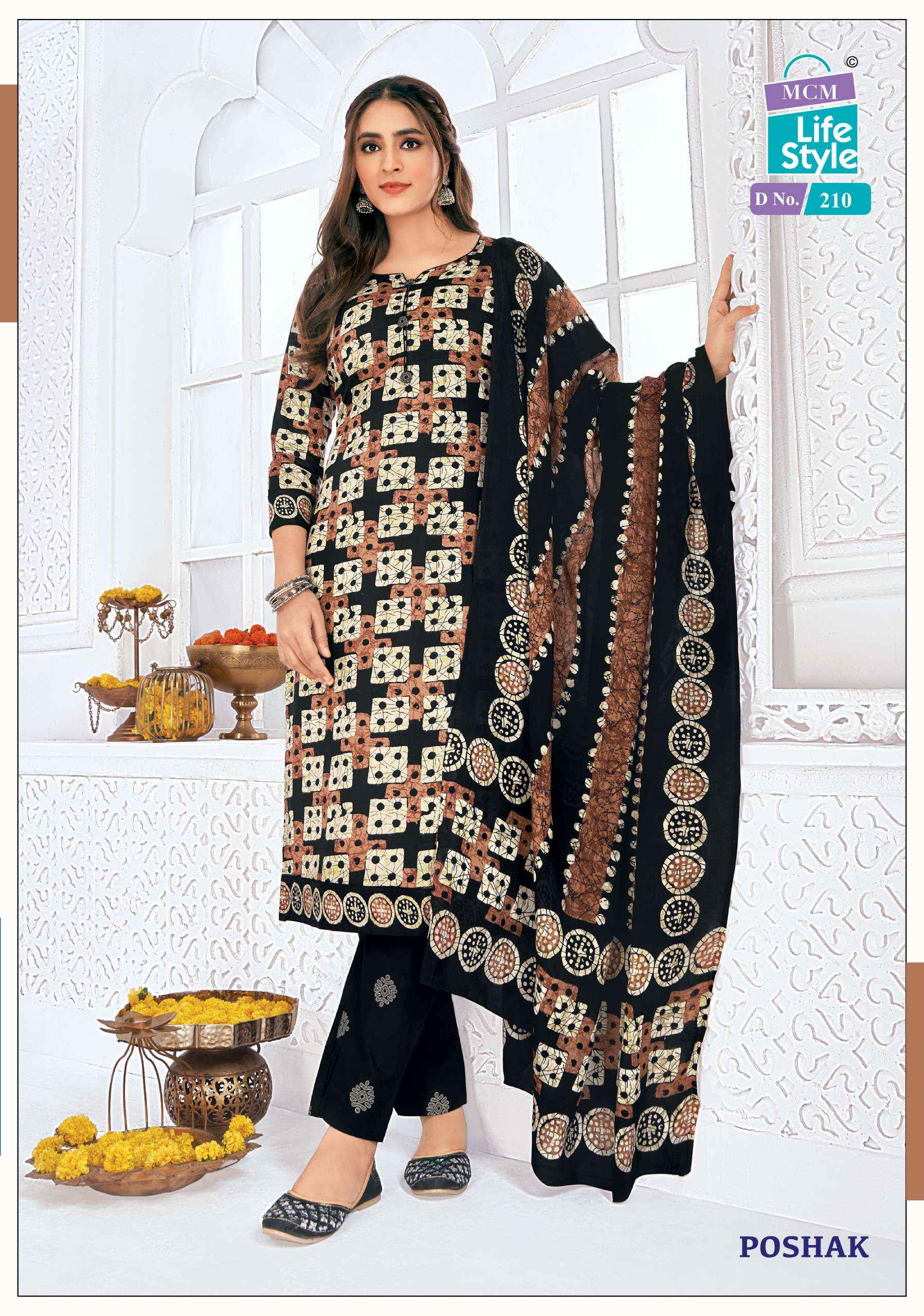 Mcm Lifestyle Poshak Vol 2 Cotton Dress Material Designer Ladies Cloths