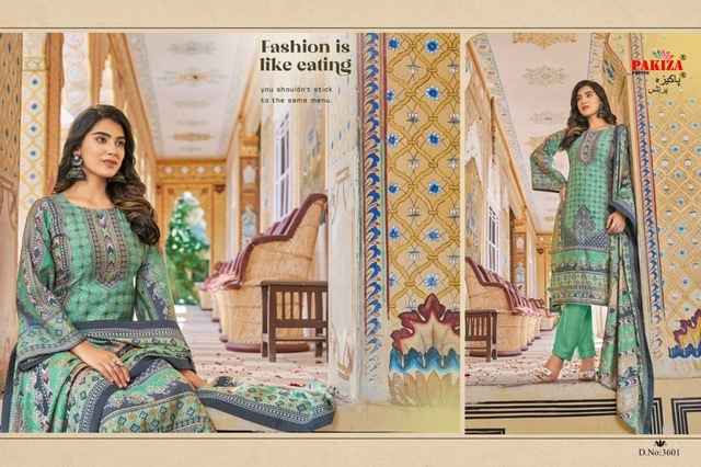 Pakiza Prints Haya Vol 36 Rose Silk Dress Material 10 pcs Catalogue