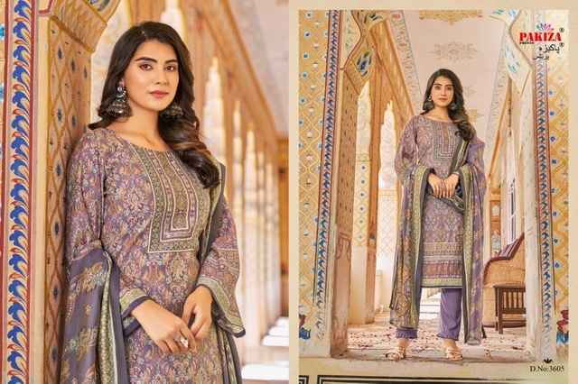 Pakiza Prints Haya Vol 36 Rose Silk Dress Material 10 pcs Catalogue