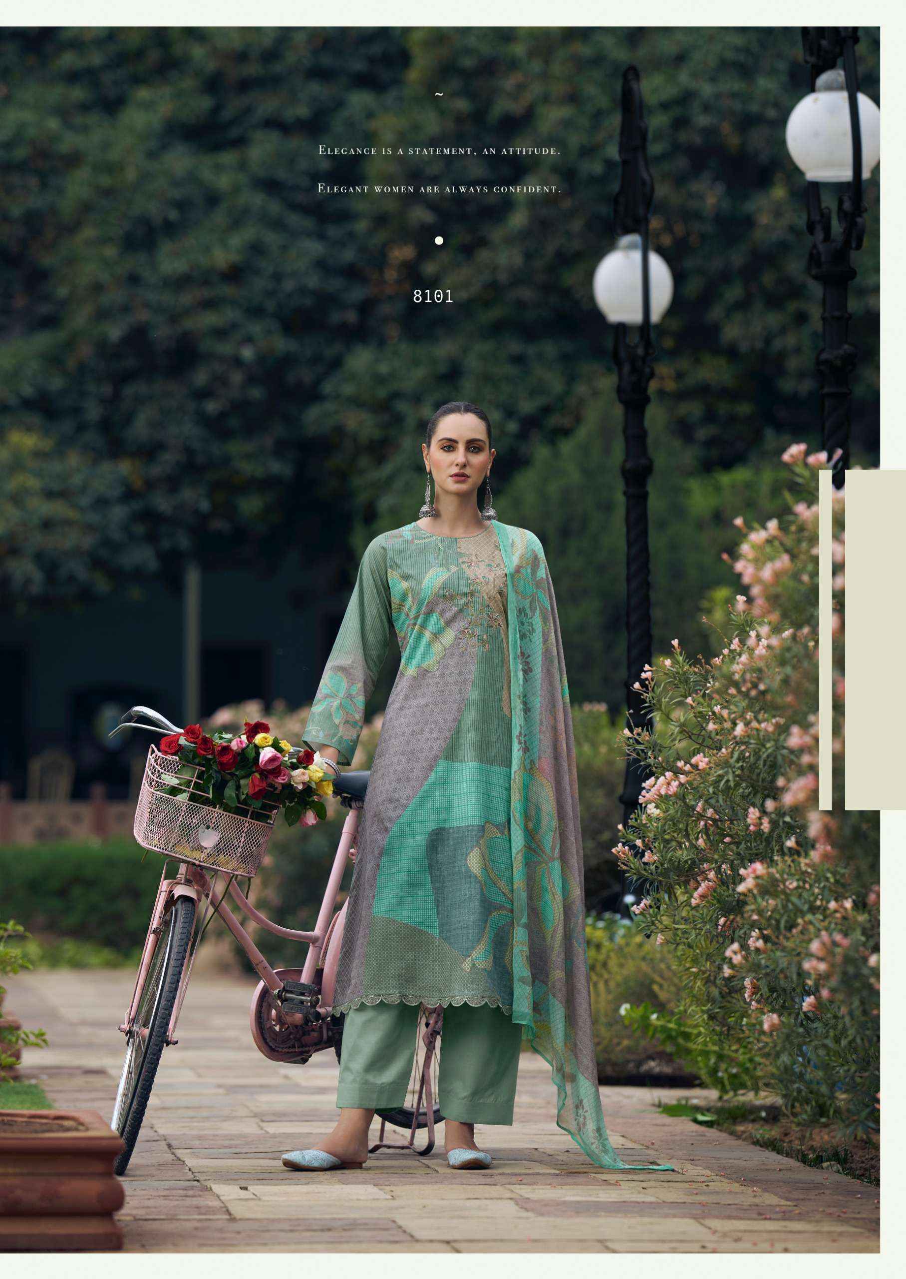 PRM Trendz Maritza Cotton Dress Material 8 pcs Catalogue