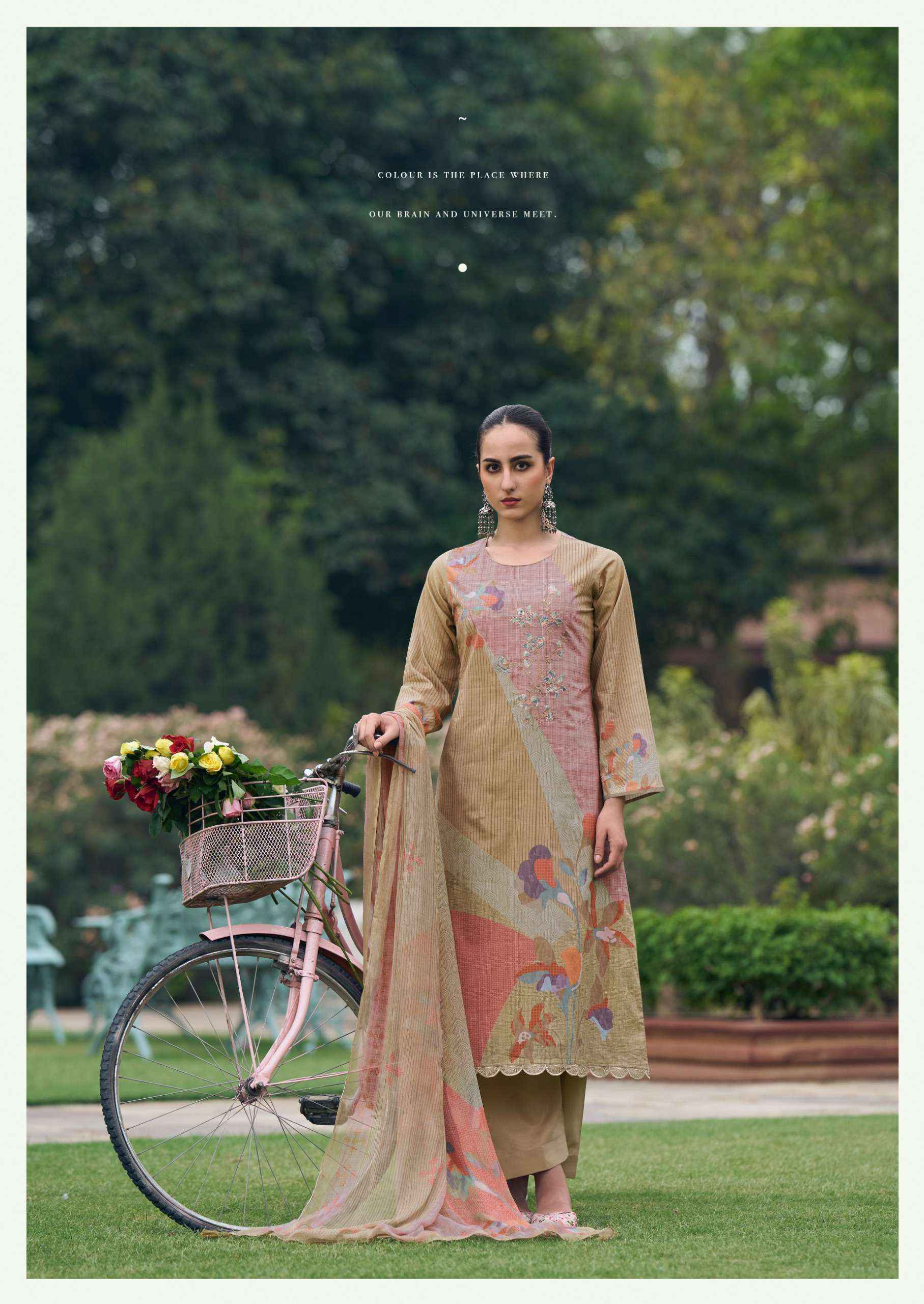 PRM Trendz Maritza Cotton Dress Material 8 pcs Catalogue
