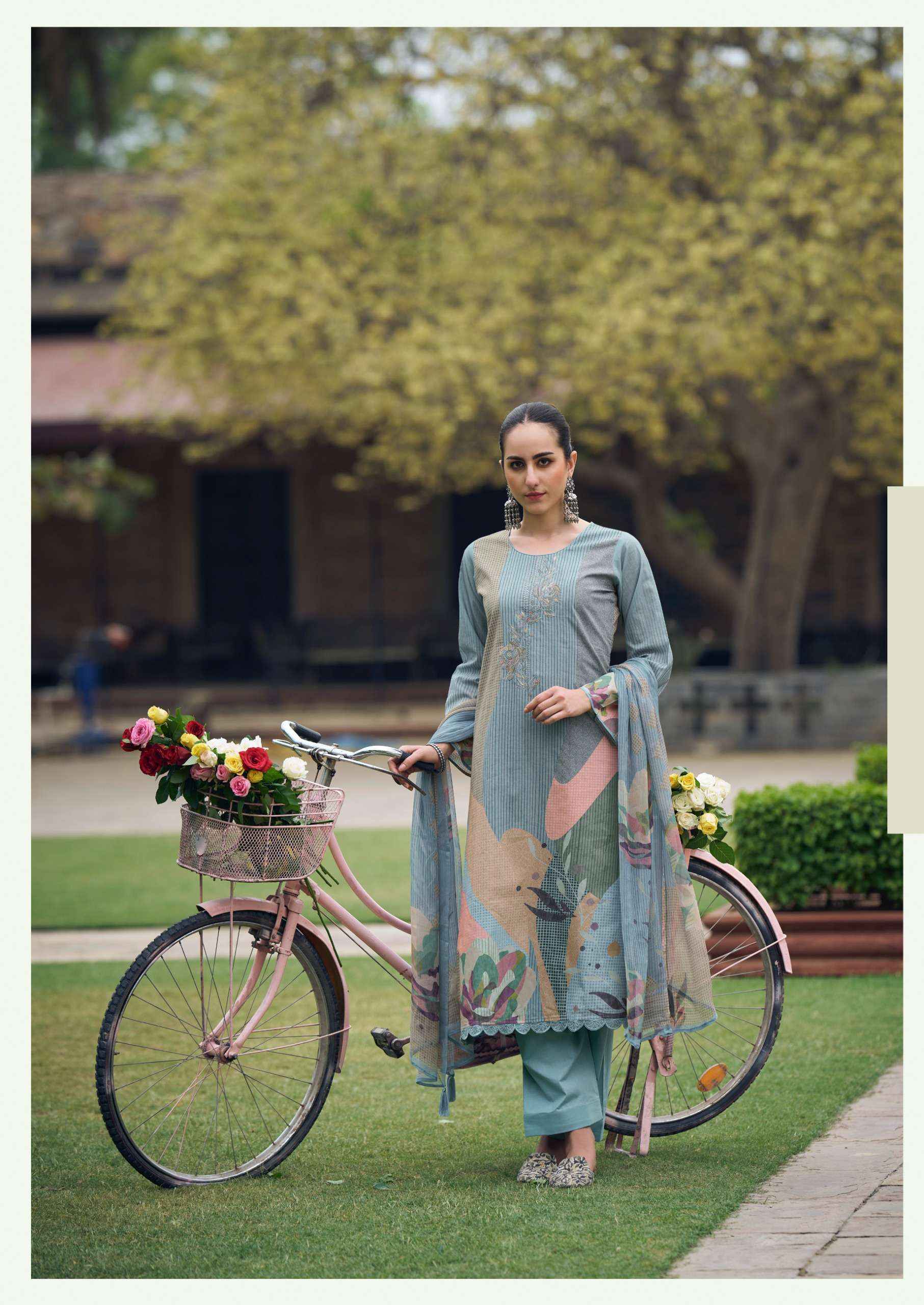 PRM Trendz Maritza Cotton Dress Material 8 pcs Catalogue