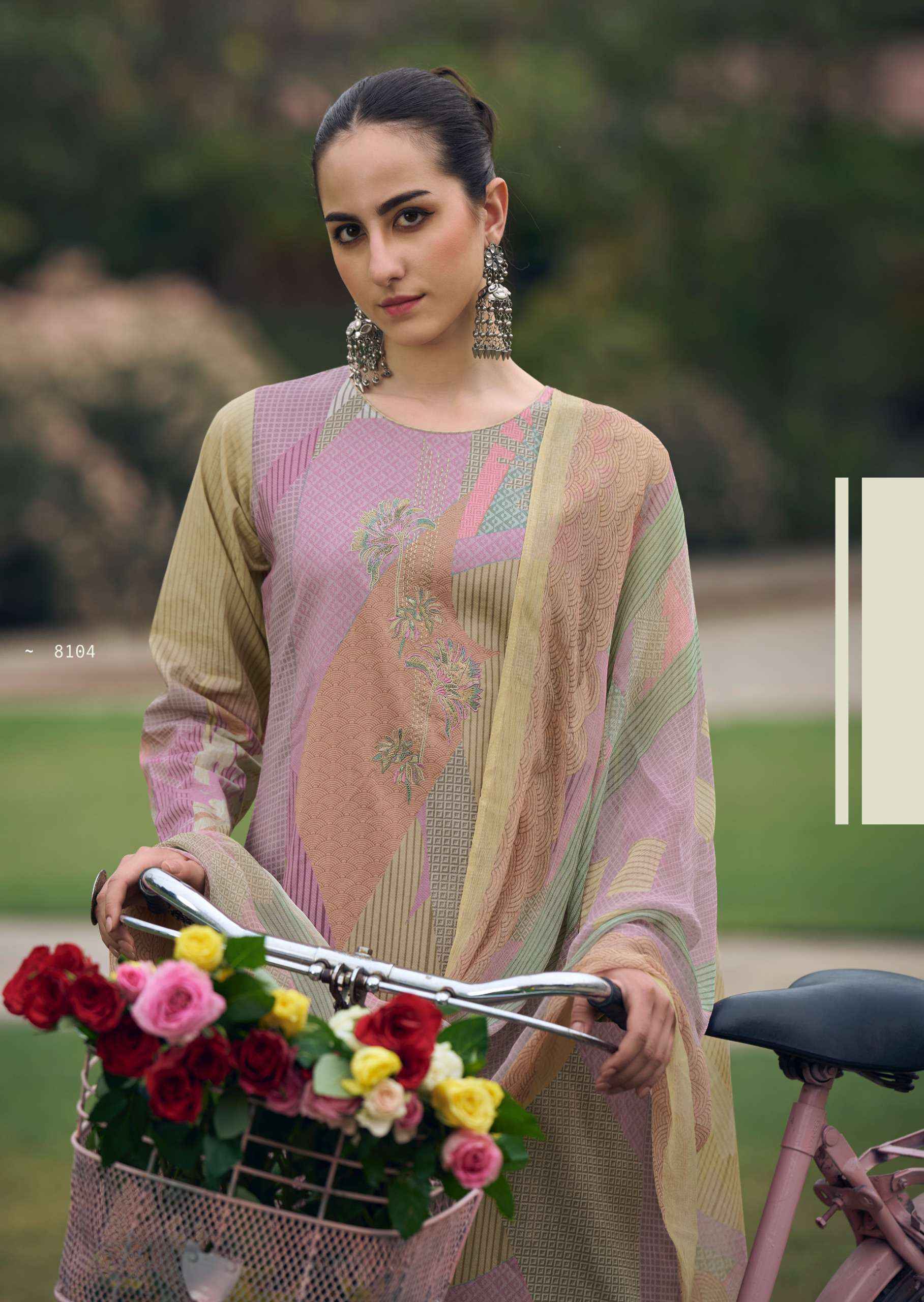 PRM Trendz Maritza Cotton Dress Material 8 pcs Catalogue
