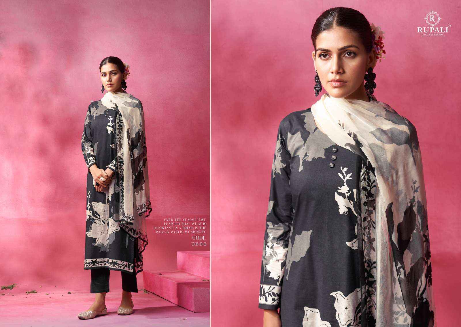 Rupali Fashion Bahara Lawn Cotton Dress Material 6 pcs Catalogue