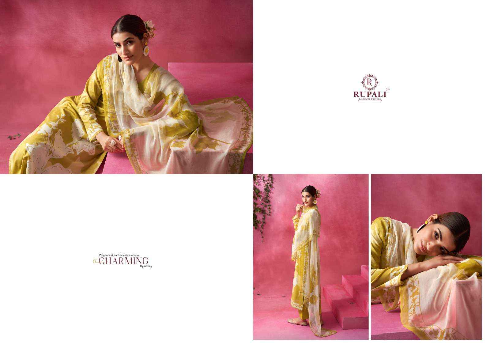 Rupali Fashion Bahara Lawn Cotton Dress Material 6 pcs Catalogue
