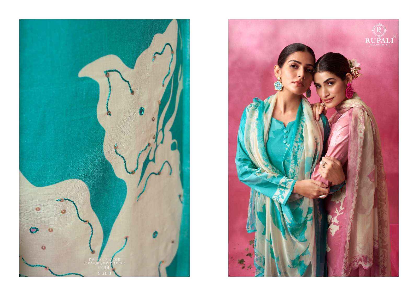 Rupali Fashion Bahara Lawn Cotton Dress Material 6 pcs Catalogue