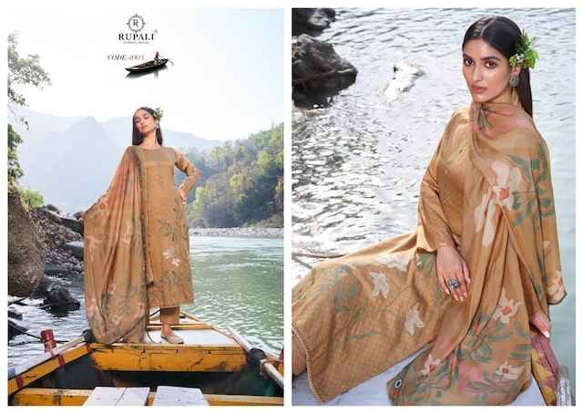 Rupali Fashion Desi Girl Jam Satin Dress Material 6 pcs Catalogue