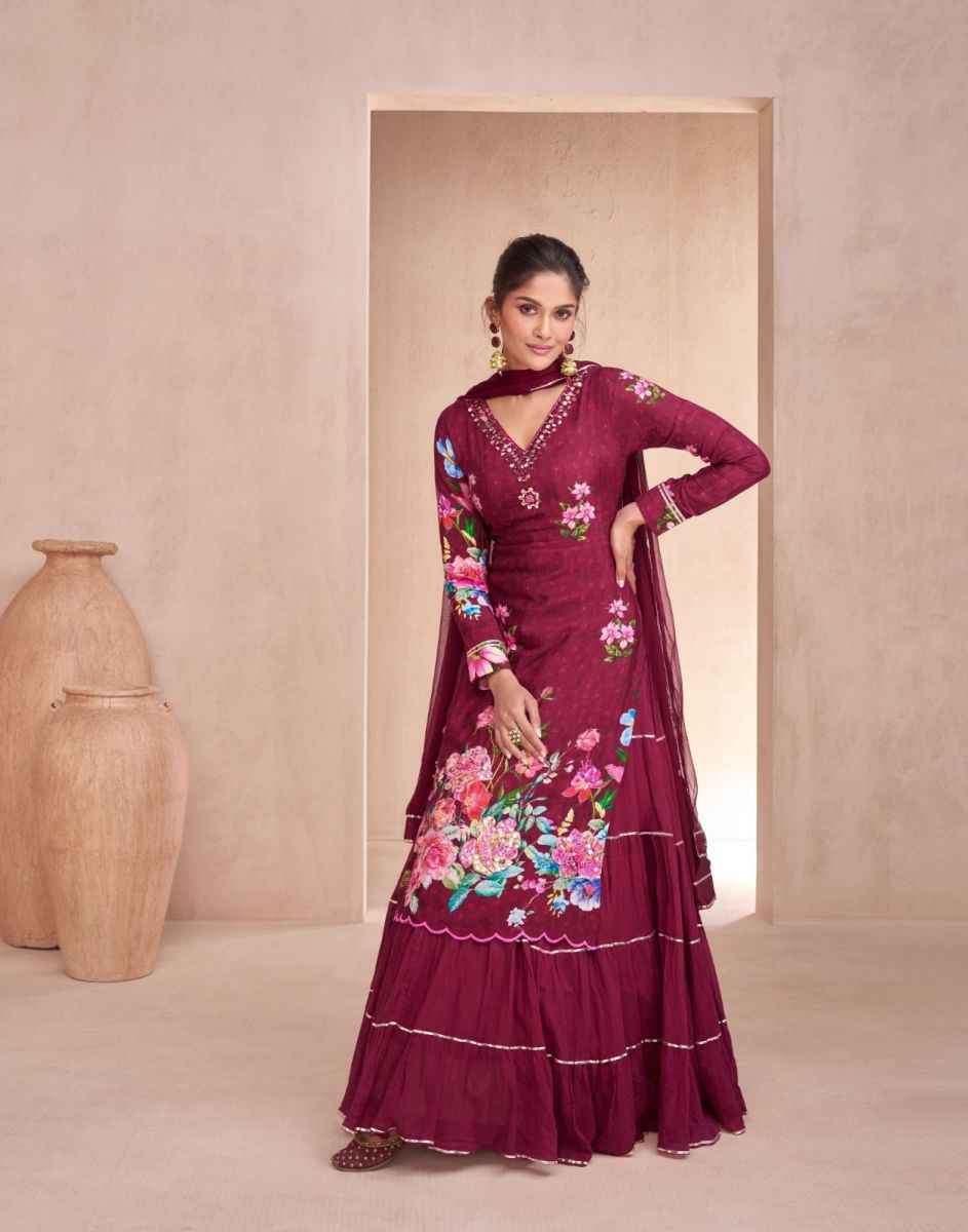 Sayuri Designer Dahleez Muslin Readymade Dress 4 pc Catalog