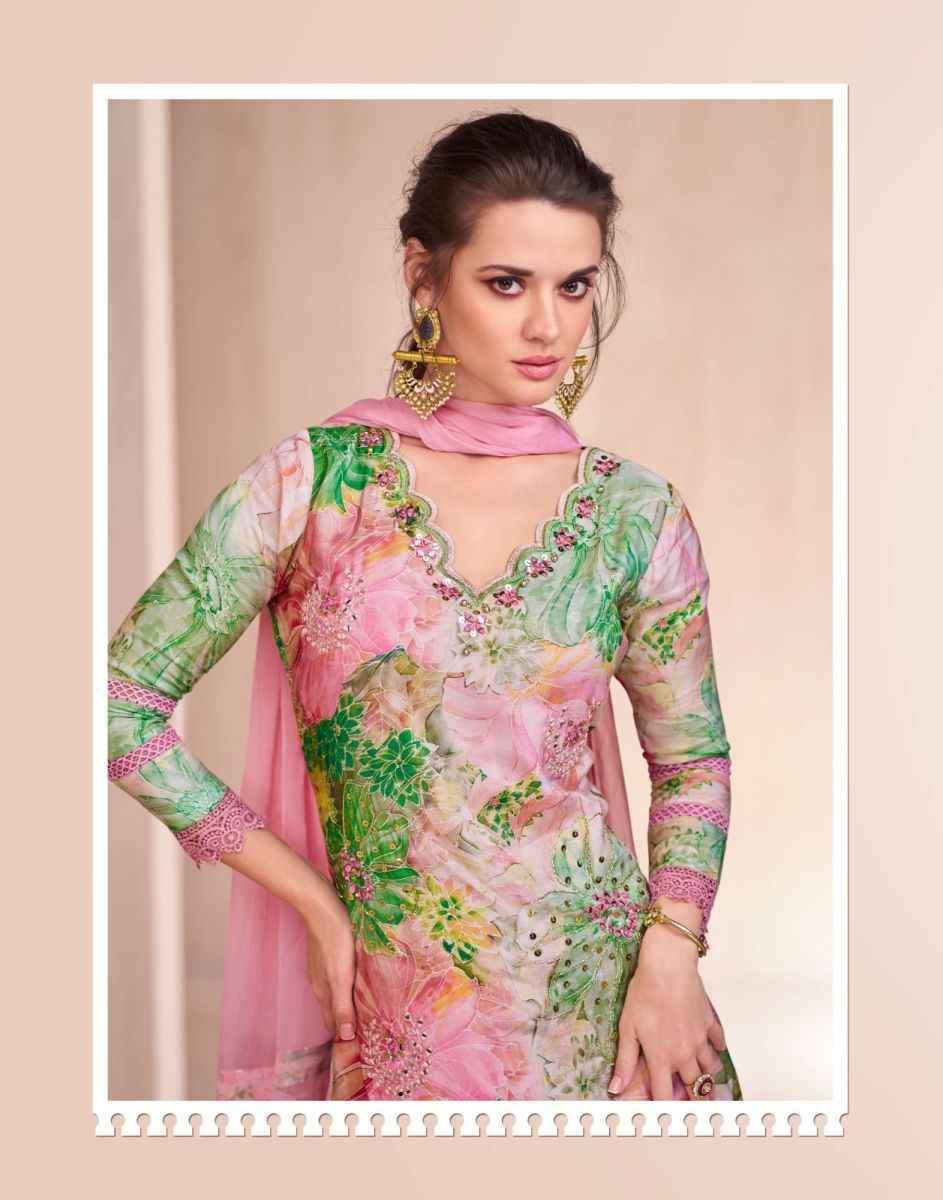 Sayuri Designer Dahleez Muslin Readymade Dress 4 pc Catalog