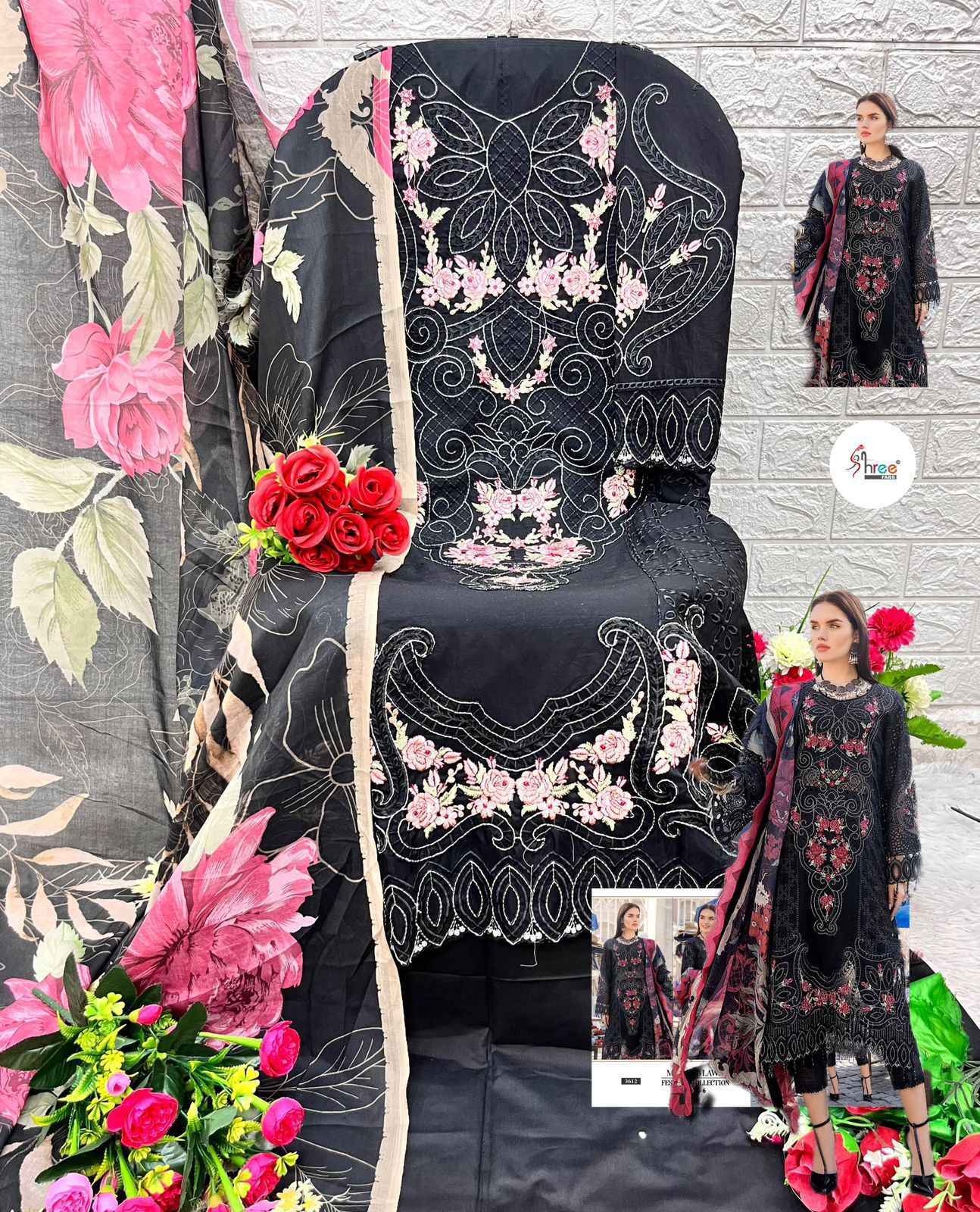 Shree Fab Mariya B Lawn Festival Collection Vol-6 Cotton Dress Material 6 pcs Catalogue