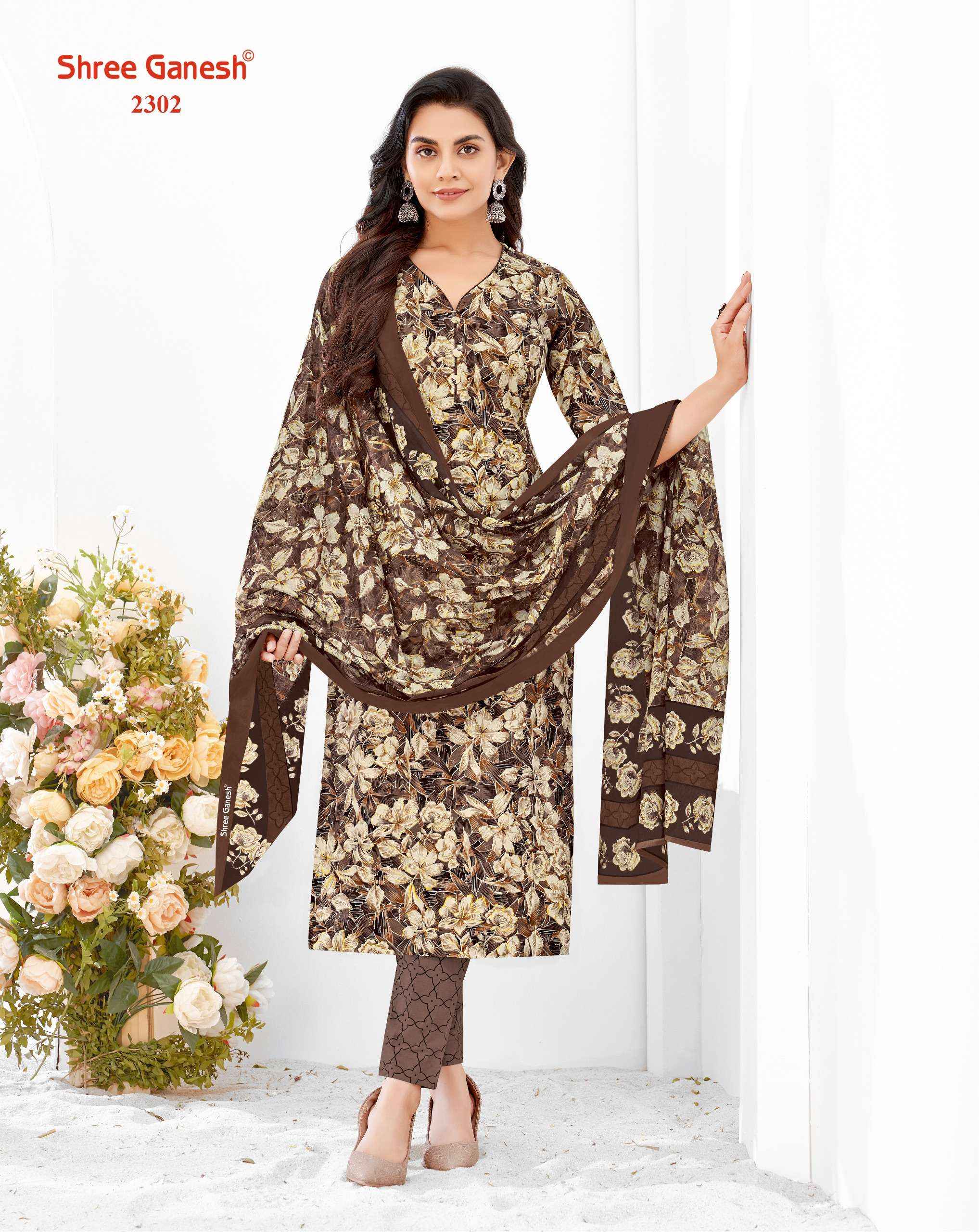 Shree Ganesh Samaiyra Vol 12 Cotton Dress Material Womens Clothing Store