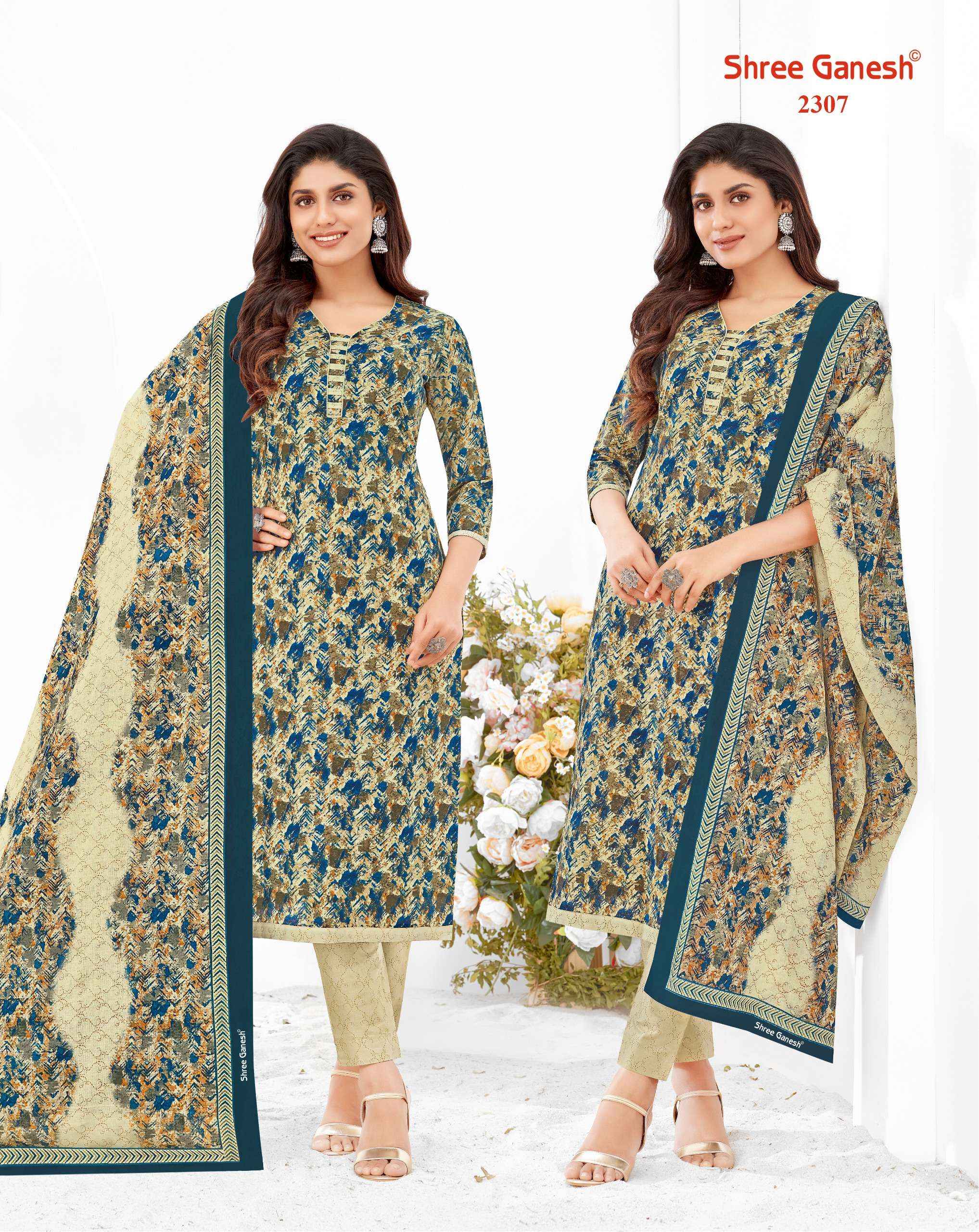 Shree Ganesh Samaiyra Vol 13 Cotton Dress Material 20 pcs catalog 