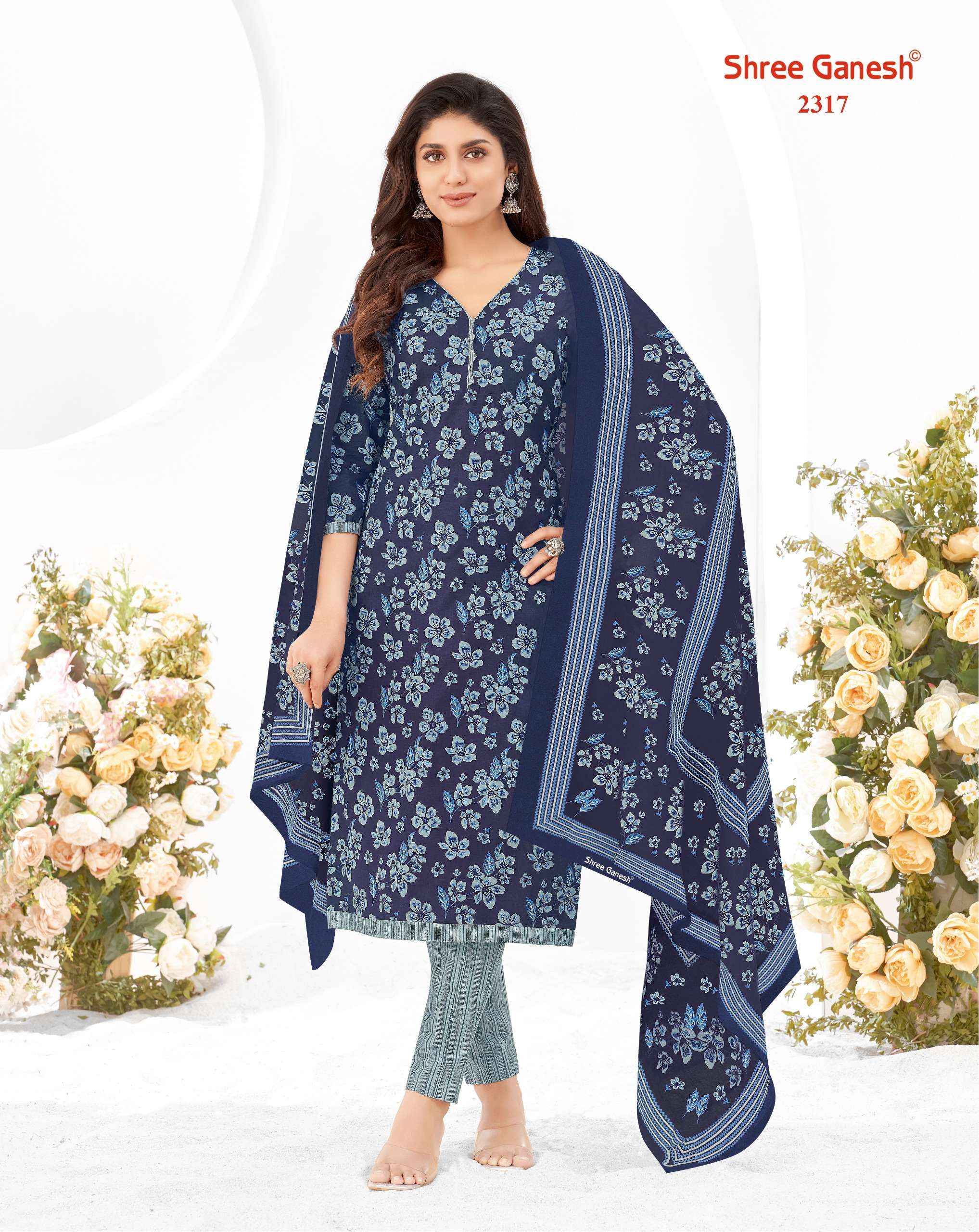 Shree Ganesh Samaiyra Vol 13 Cotton Dress Material 20 pcs catalog 