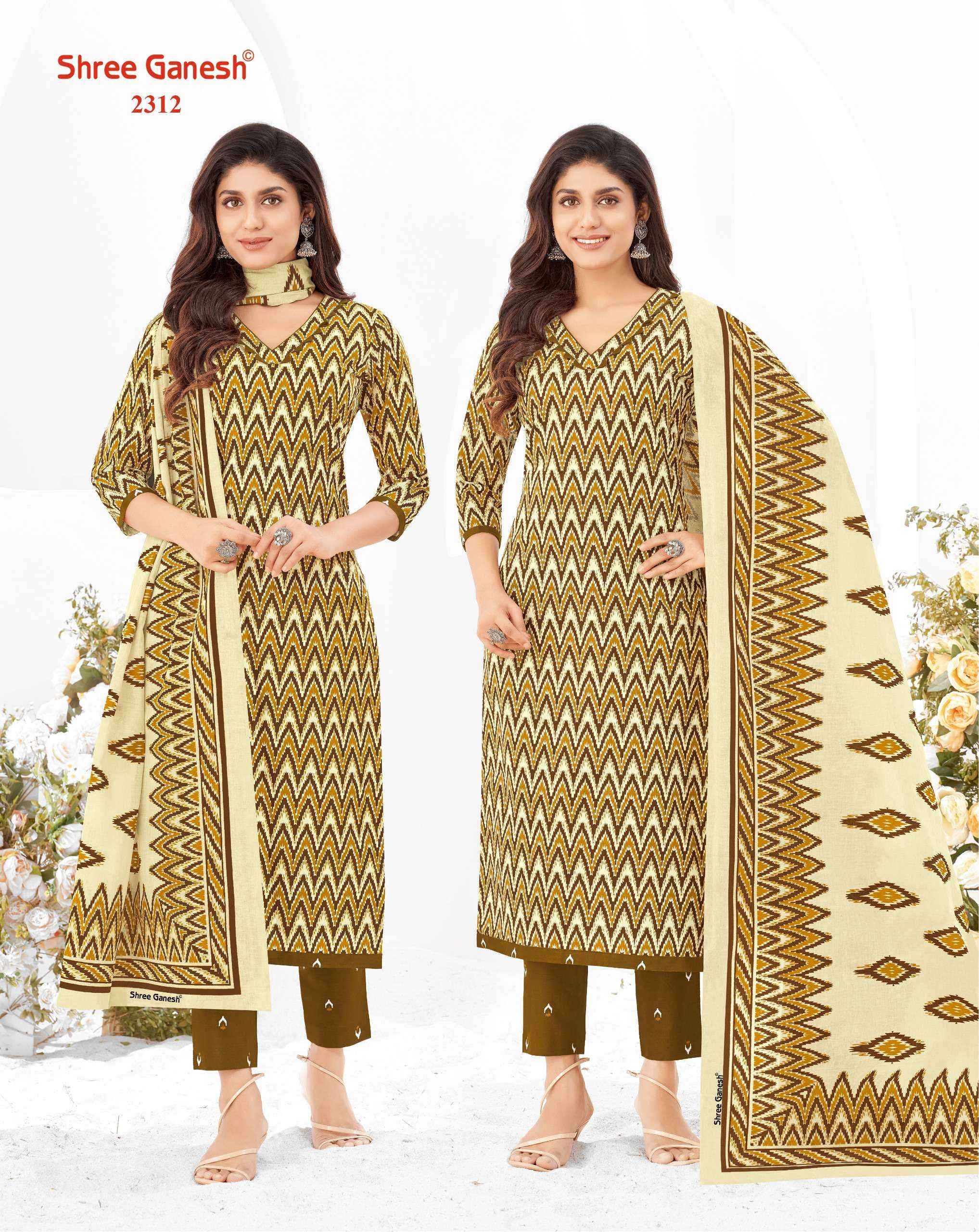 Shree Ganesh Samaiyra Vol 13 Cotton Dress Material 20 pcs catalog 