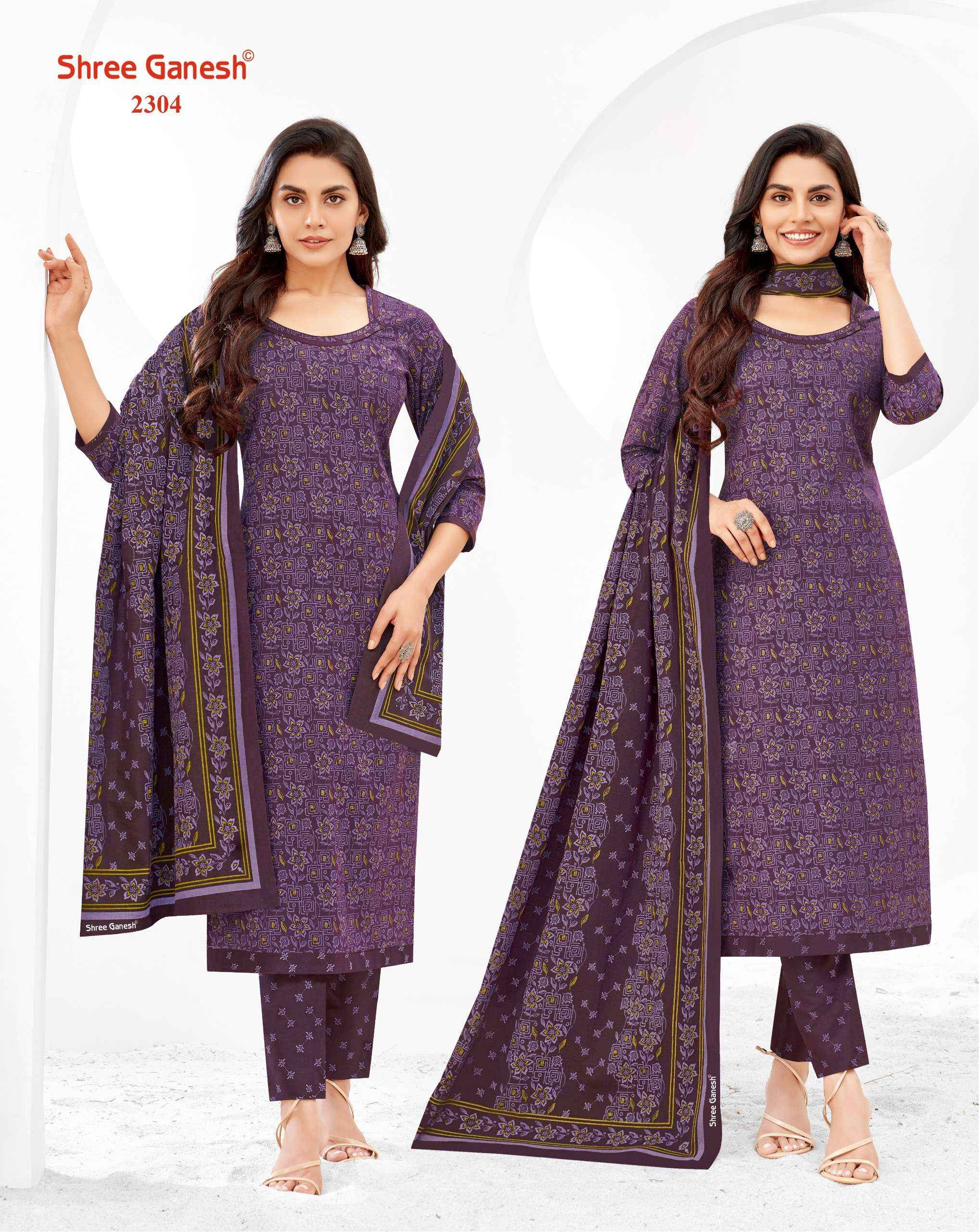 Shree Ganesh Samaiyra Vol 13 Cotton Dress Material 20 pcs catalog 