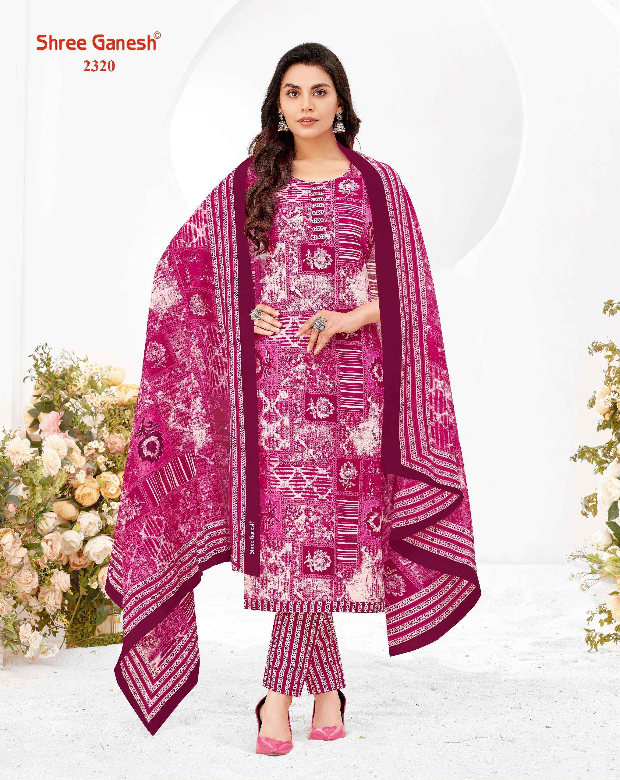 Shree Ganesh Samaiyra Vol 13 Cotton Dress Material 20 pcs catalog 