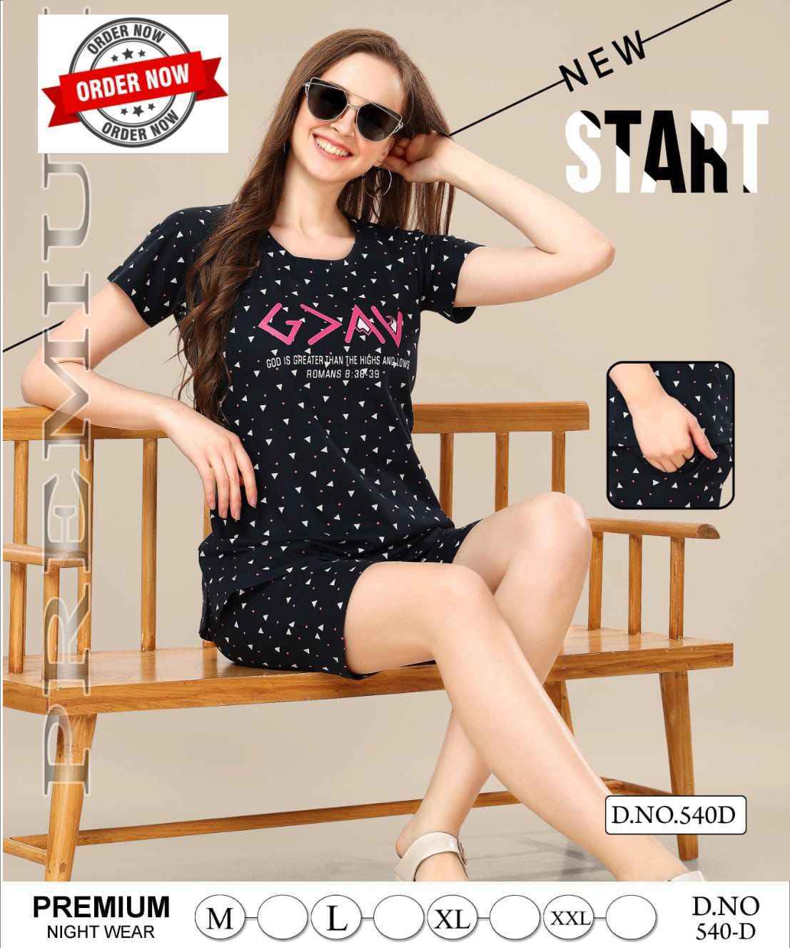 Summer Special Night Shorts With Pocket Hosiery Cotton Night Suits 6 Pc Catalog