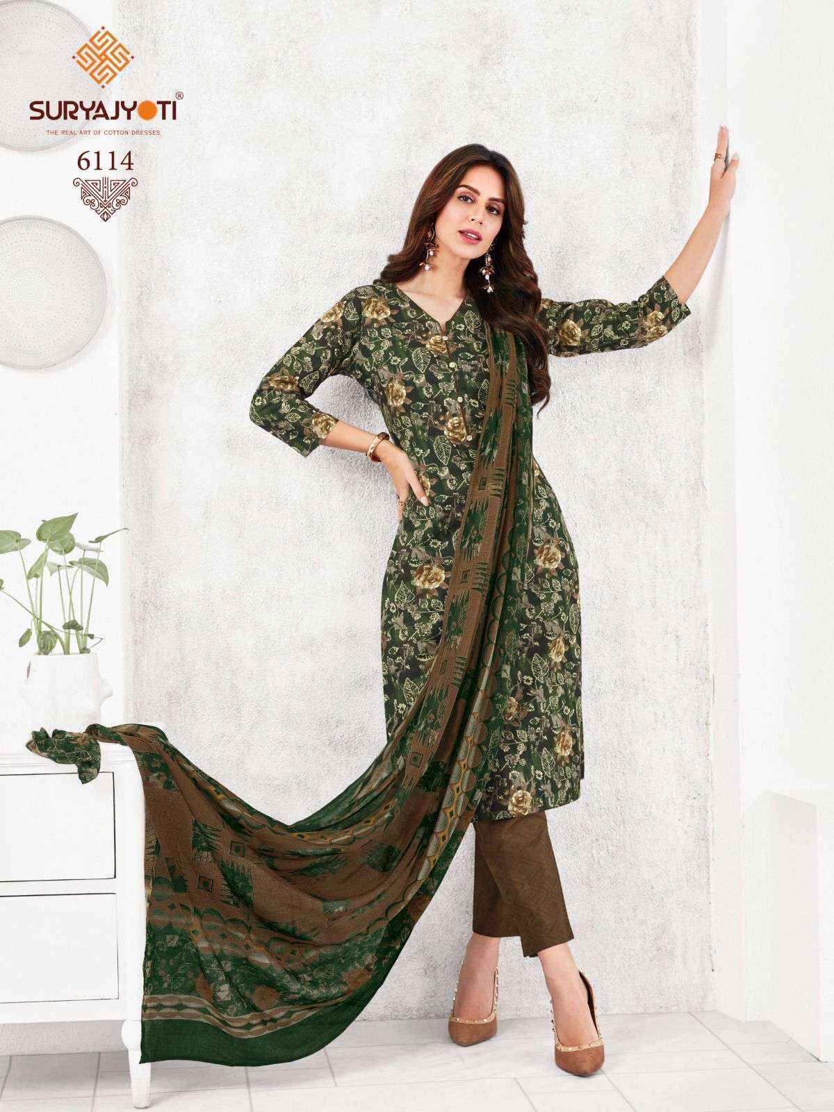 Suryajyoti Afreen Vol 3 Cotton Dress Material 10 pcs Catalogue