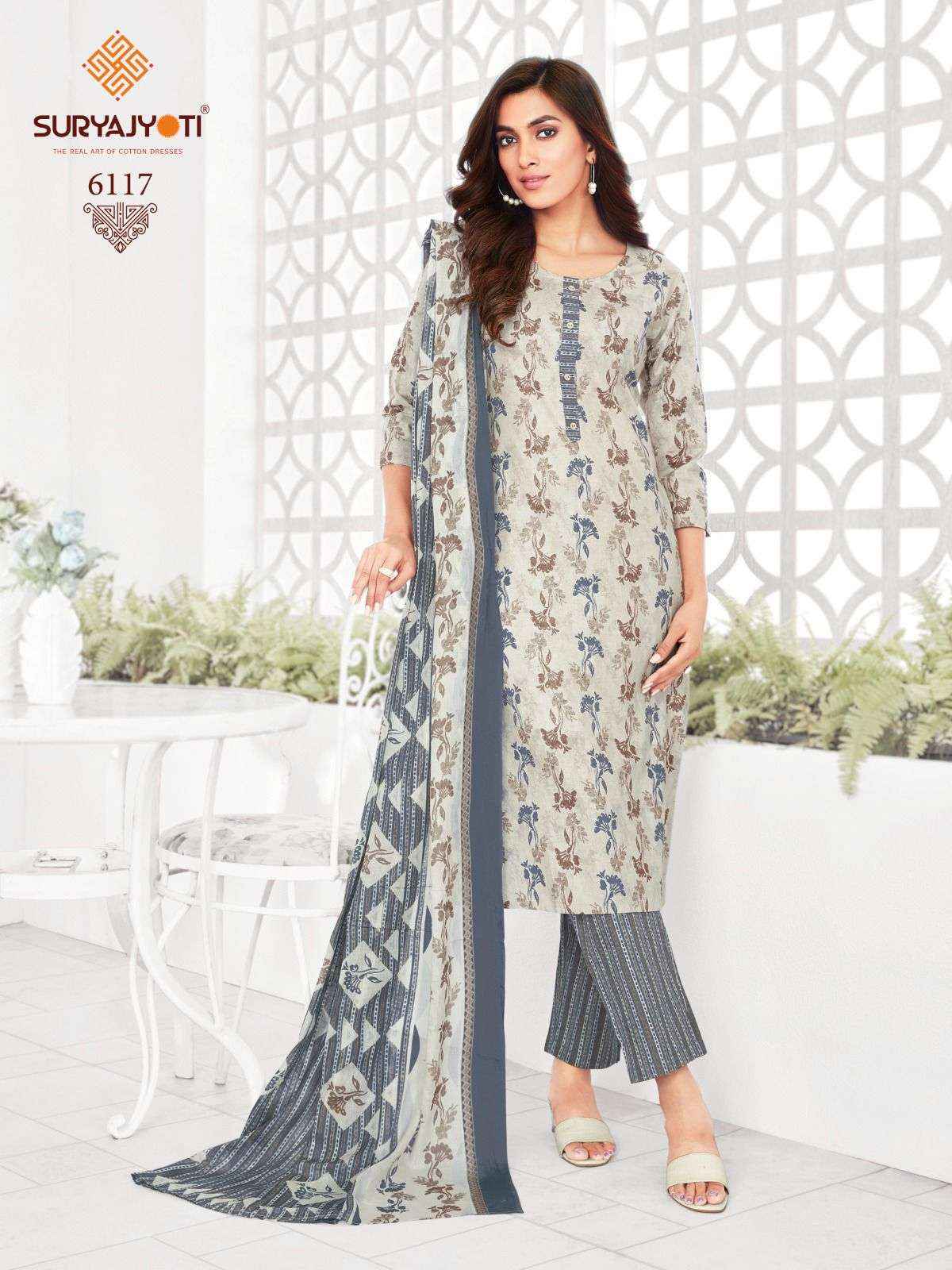 Suryajyoti Afreen Vol 3 Cotton Dress Material 10 pcs Catalogue