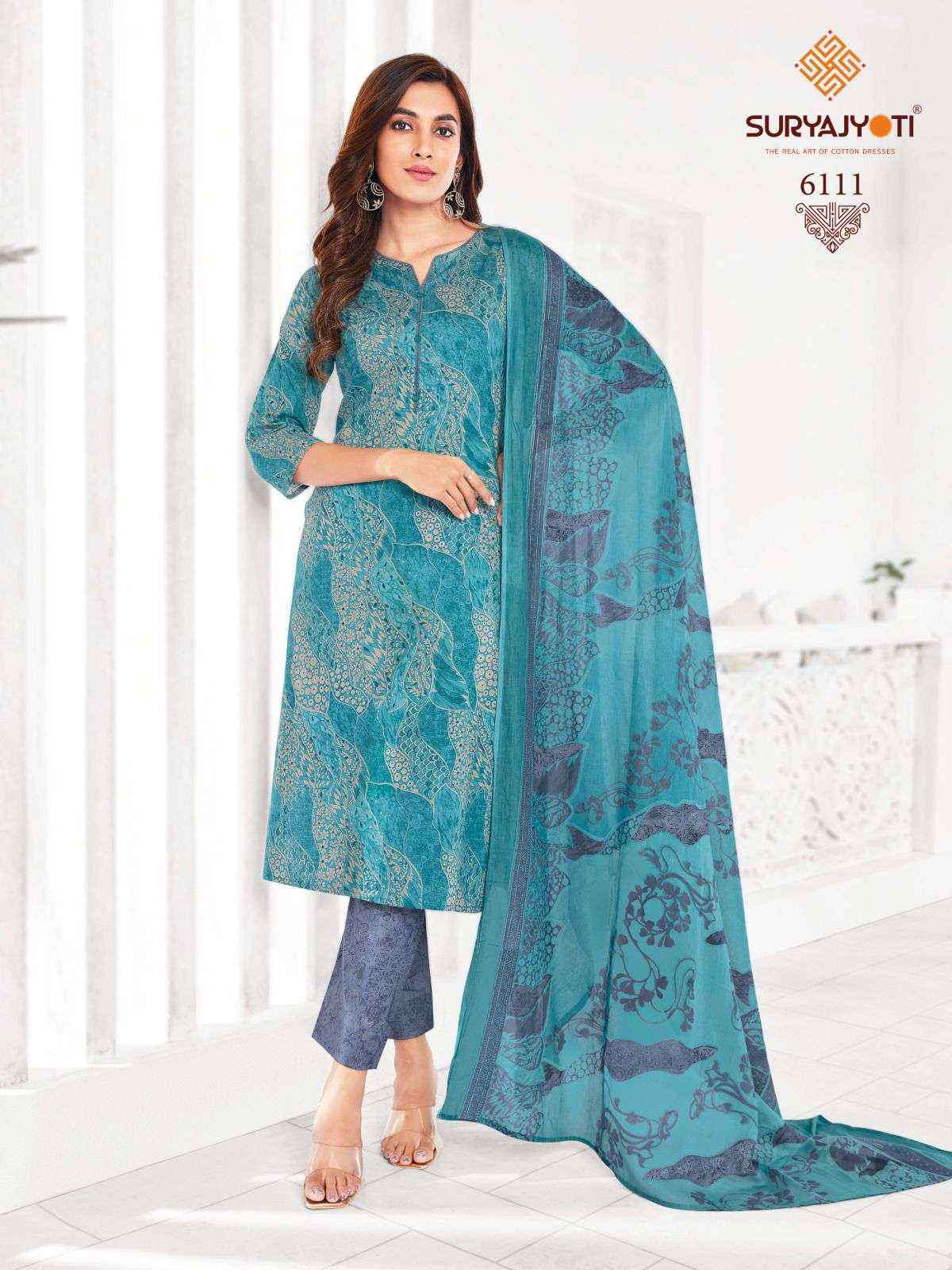 Suryajyoti Afreen Vol 3 Cotton Dress Material 10 pcs Catalogue