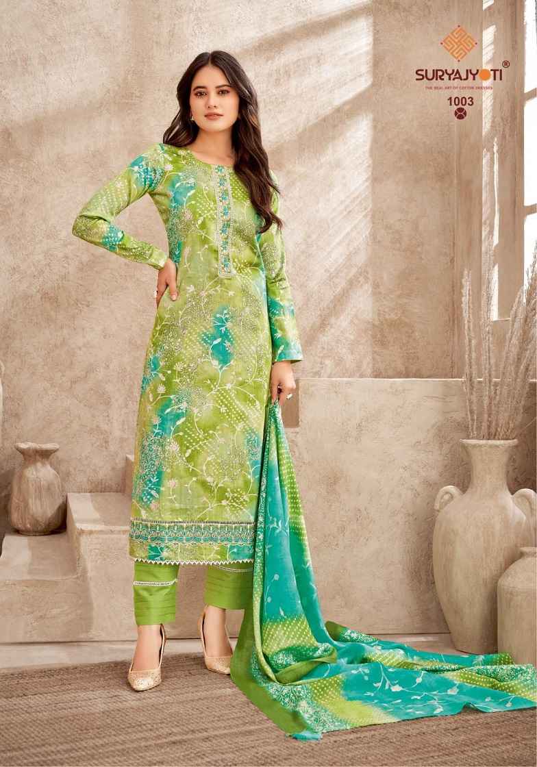 Suryajyoti Prachi Vol 1 Jam Satin Dress Material Cotton Ladies Dresses Online
